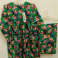 Elegant Floral Khaddar Two-Piece Suit for Girls (8-9 Years)