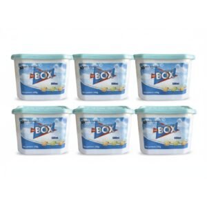 ash synergy moisture absorber – pack of 6 | powerful dehumidifier bags for closets, wardrobes, bathrooms & storage spaces | prevents dampness, mold & bad odors